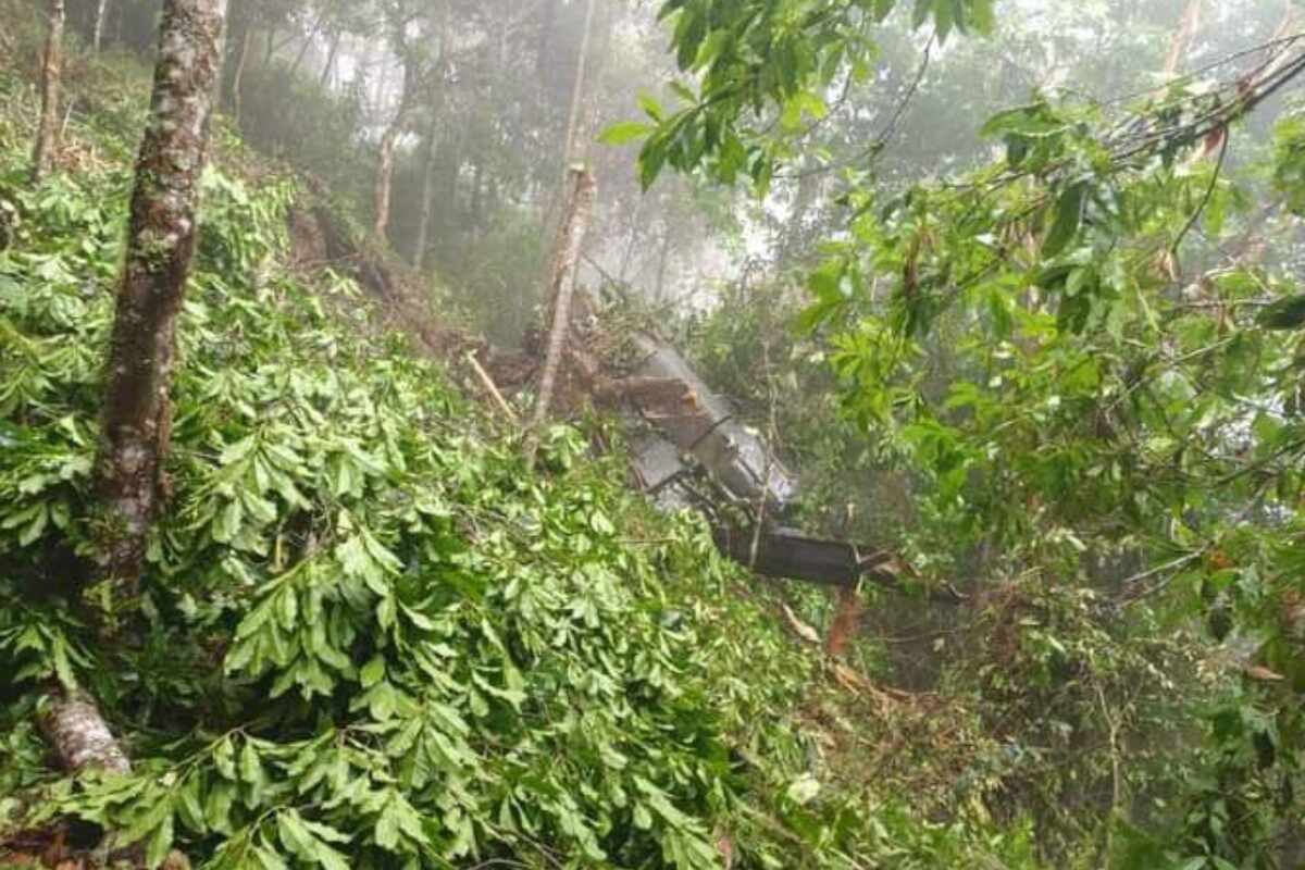 Cuatro policías mueren al caer su helicóptero en Caramanta: se desconocen las causas del siniestro