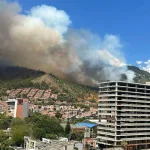 Incendio en el batallón Pedro Nel en Bello: el fuego se originó en el campo de tiro durante un entrenamiento