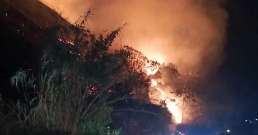 Maceo, Antioquia, en alerta por voraz incendio forestal que consumió 17 hectáreas