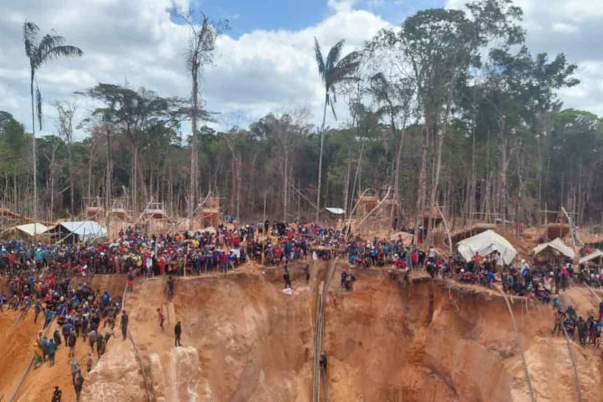 Varios mineros atrapados tras el derrumbe de mina Bulla Loca en el estado Bolívar, en Venezuela