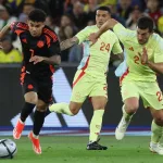 0-1. Colombia baja a la tierra a España