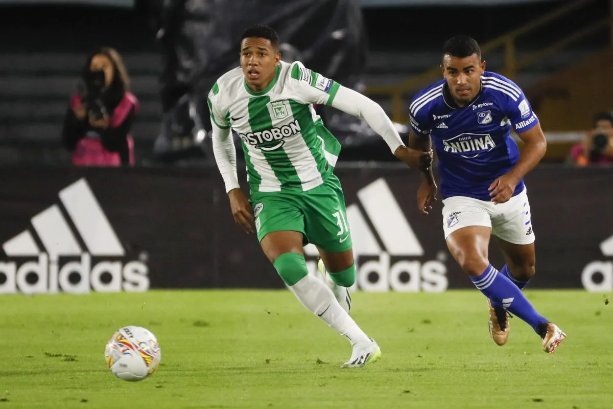 El Atlético Nacional anuncia la transferencia de Brahian Palacios al Atlético Mineiro