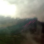 El volcán Fernandina, en las Islas Galápagos, inicia un nuevo proceso eruptivo