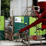 La construcción en Argentina cae un 10,2 % en enero
