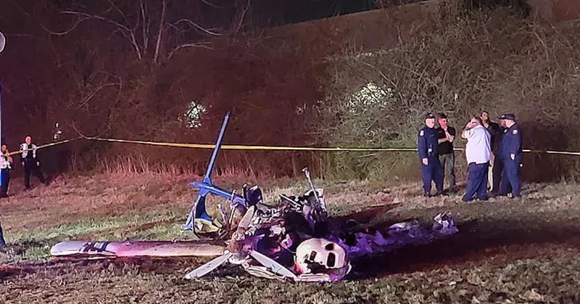 Avioneta se incendia y mata a 5 personas al caer sobre una carretera en Nashville