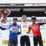 Pogacar gana la última etapa de la Volta Ciclista a Cataluña con Egan Bernal en el podio