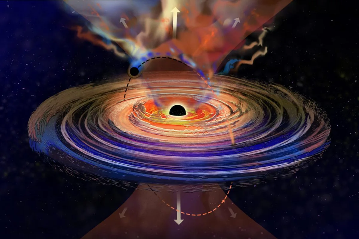 Un agujero negro hasta ahora tranquilo 'estalla' y los científicos creen saber por qué