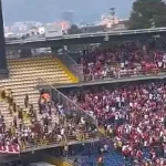 Disturbios en El Campín dejan varios heridos y daños materiales durante juego entre Santa Fe y Tolima