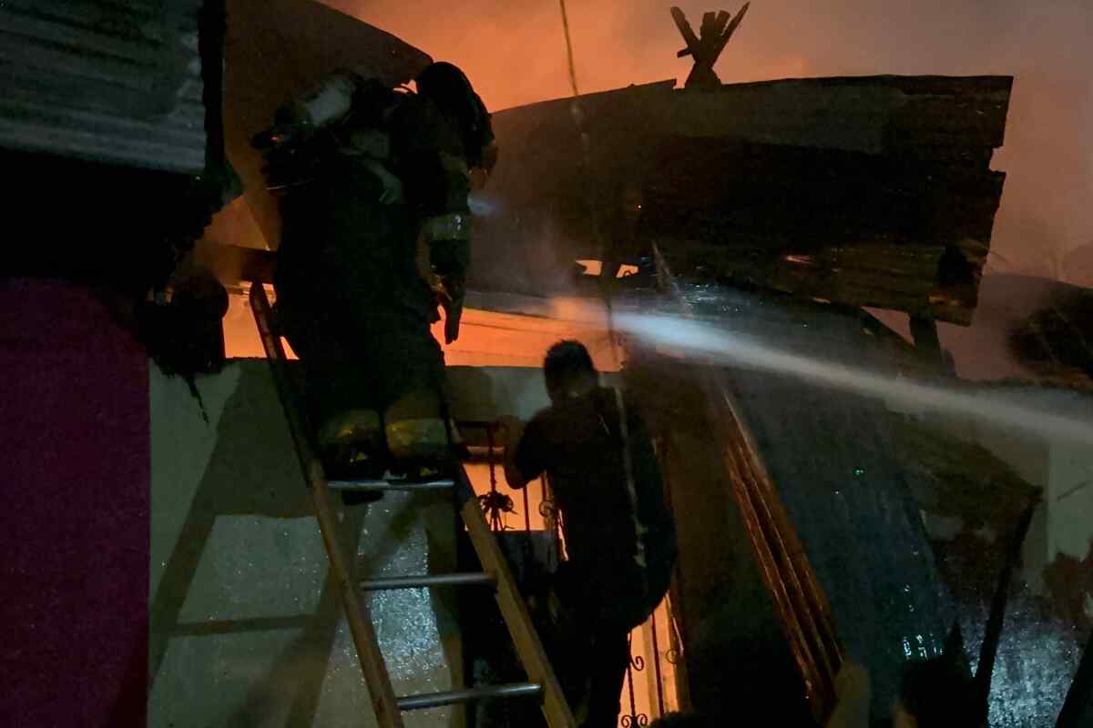 Devastador incendio consume 20 viviendas en la zona 3 de la capital guatemalteca