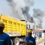 Incendio consume dos bodegas de Contecar tras brutal explosión en el puerto de Cartagena
