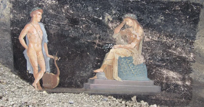Descubren en Pompeya un imponente salón de banquetes con frescos sobre la guerra de Troya