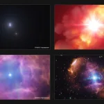 Un violento choque estelar explica una radiante nebulosa y desvela un viejo misterio