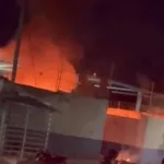 La ira se enciende: protesta por tarifas de energía termina en incendio de bodega de Air-e