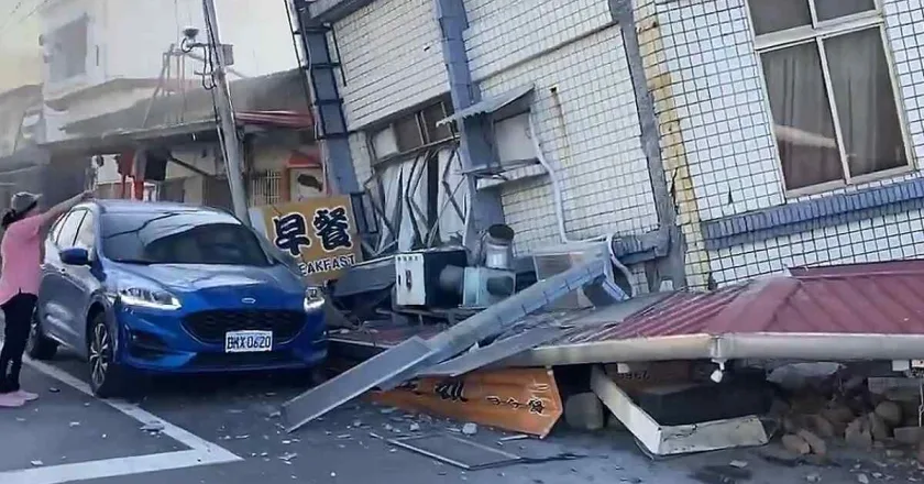 Réplicas amenazan a Taiwán tras el poderoso sismo de magnitud 7.6