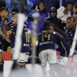1-1. El paraguayo Marabel salva un empate para Palestino en el 92 y elimina a Millonarios de la Libertadores