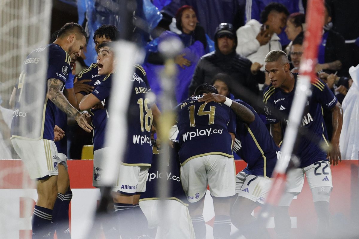 1-1. El paraguayo Marabel salva un empate para Palestino en el 92 y elimina a Millonarios de la Libertadores