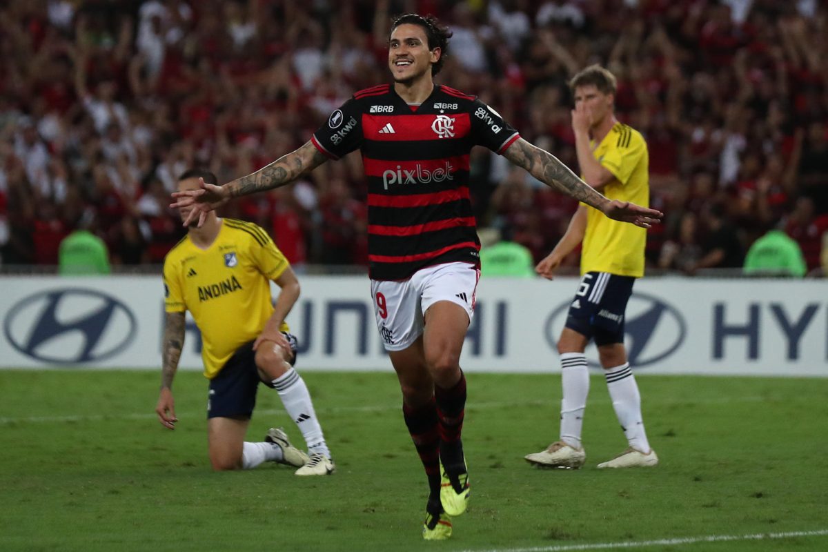 3-0. Con doblete de Pedro Flamengo golea a Millonarios y avanza a octavos de Libertadores