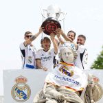 el Real Madrid celebra la Liga 36 en Cibeles