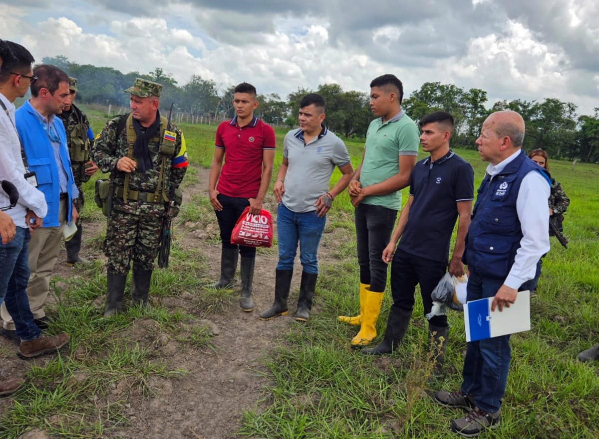 Disidencias de las FARC dejan en libertad a cuatro personas en Colombia