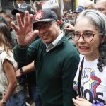 Petro participa en manifestaciones del Primero de Mayo junto a trabajadores colombianos