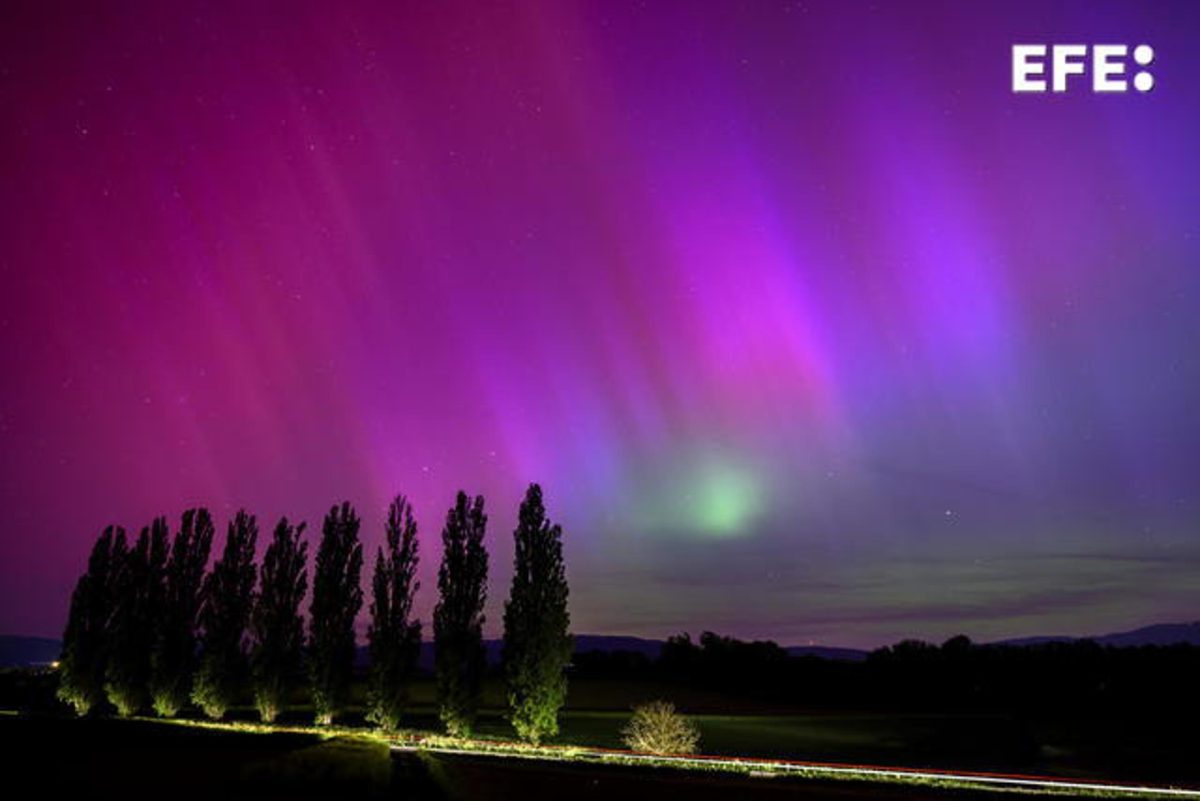 Una inusual aurora boreal puede repetirse el fin de semana en zonas de América y Europa