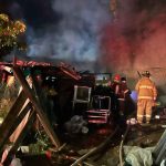 Rápida acción de bomberos evita tragedia en incendio de chatarrería en Itagüí