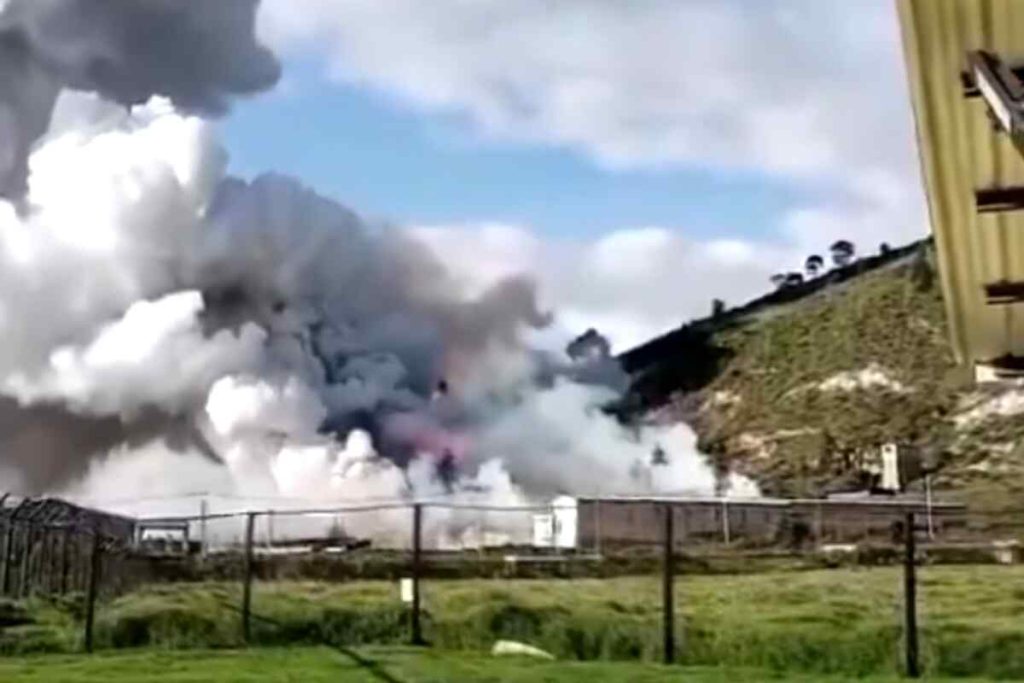 Soacha: 21 heridos tras feroz explosión en polvorería "Pirotécnicos El Vaquero"