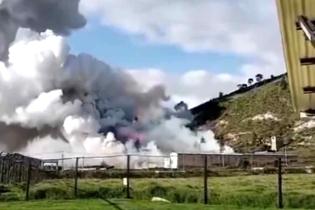 Soacha: 21 heridos tras feroz explosión en polvorería "Pirotécnicos El Vaquero"