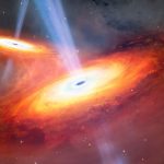 Hallan la pareja de cuásares fusionados más distante, a 900 millones de años tras Big Bang