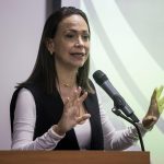 La oposición venezolana se cita este lunes en el Senado para un acto telemático de Machado