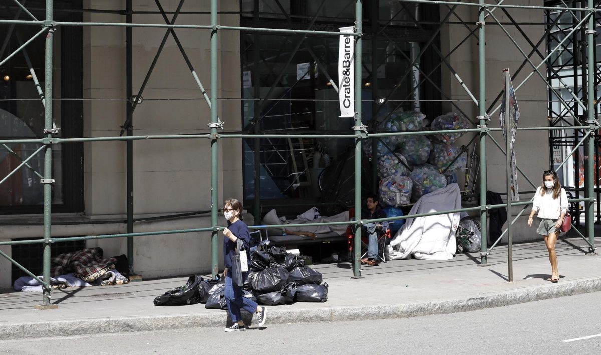 Nueva York alcanza su nivel más alto de personas sin hogar en casi dos décadas