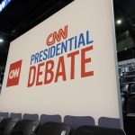 Trump llega a Atlanta en su avión privado para su primer debate con Biden