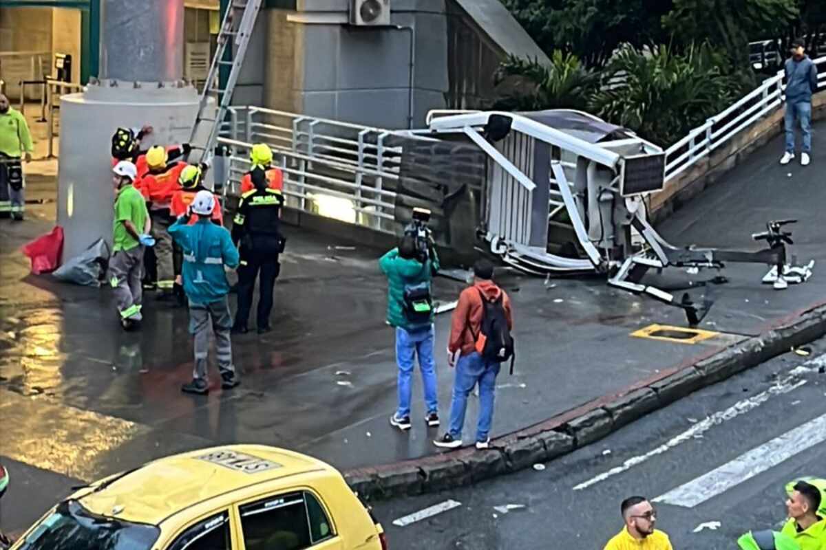 John Jairo Londoño, de 49 años, pierde la vida en la caída de cabina del Metrocable de Medellín