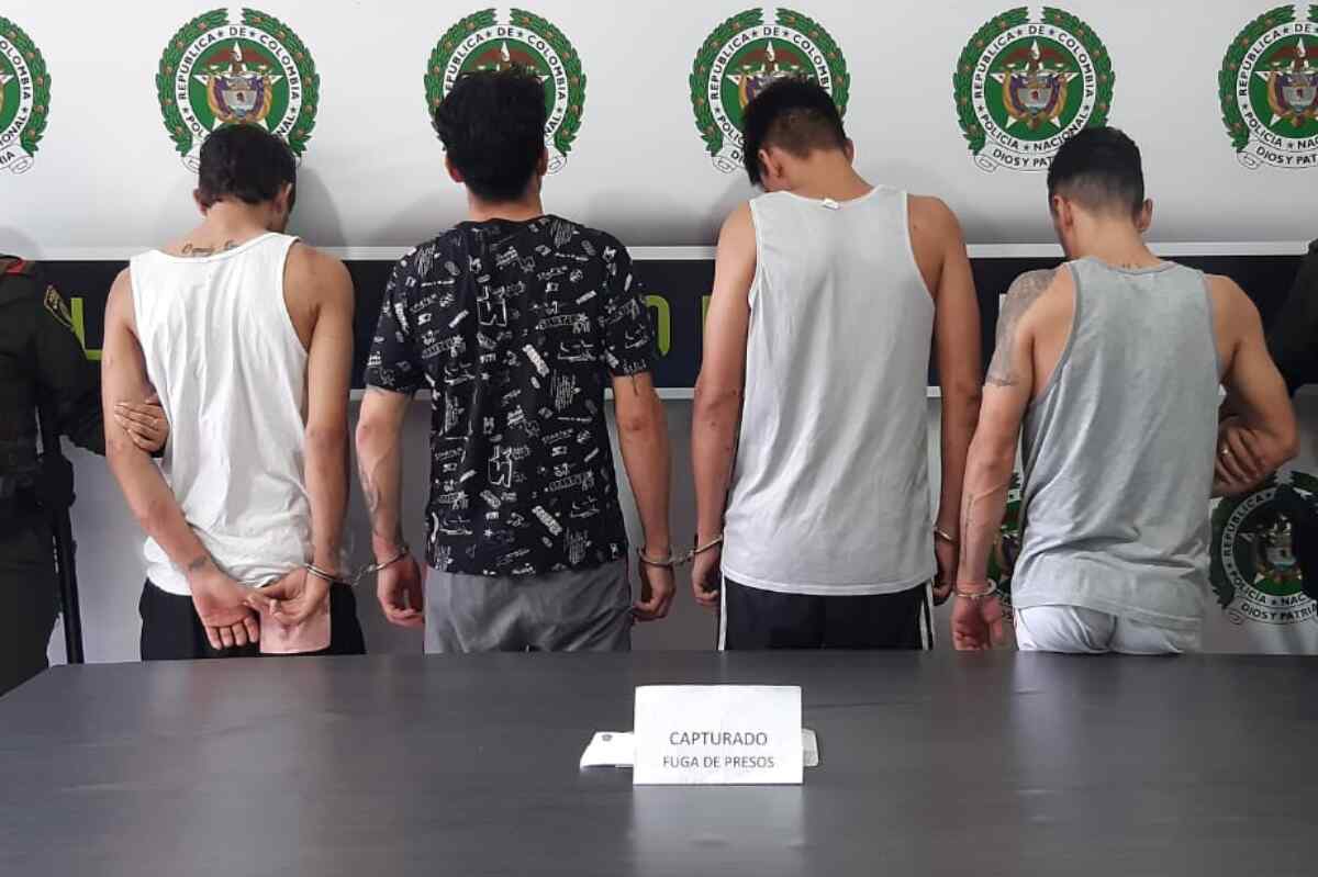 Recapturan a cuatro de seis fugados de la Estación de Policía de Manrique