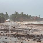 Beryl provoca daños, pero ni heridos, ni fallecidos, tras tocar tierra en México