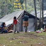Cerca de 200 indígenas asentados en parque de Bogotá regresarán a sus territorios este mes