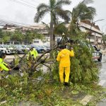 El huracán Beryl causa lluvias muy fuertes en la frontera noreste de México