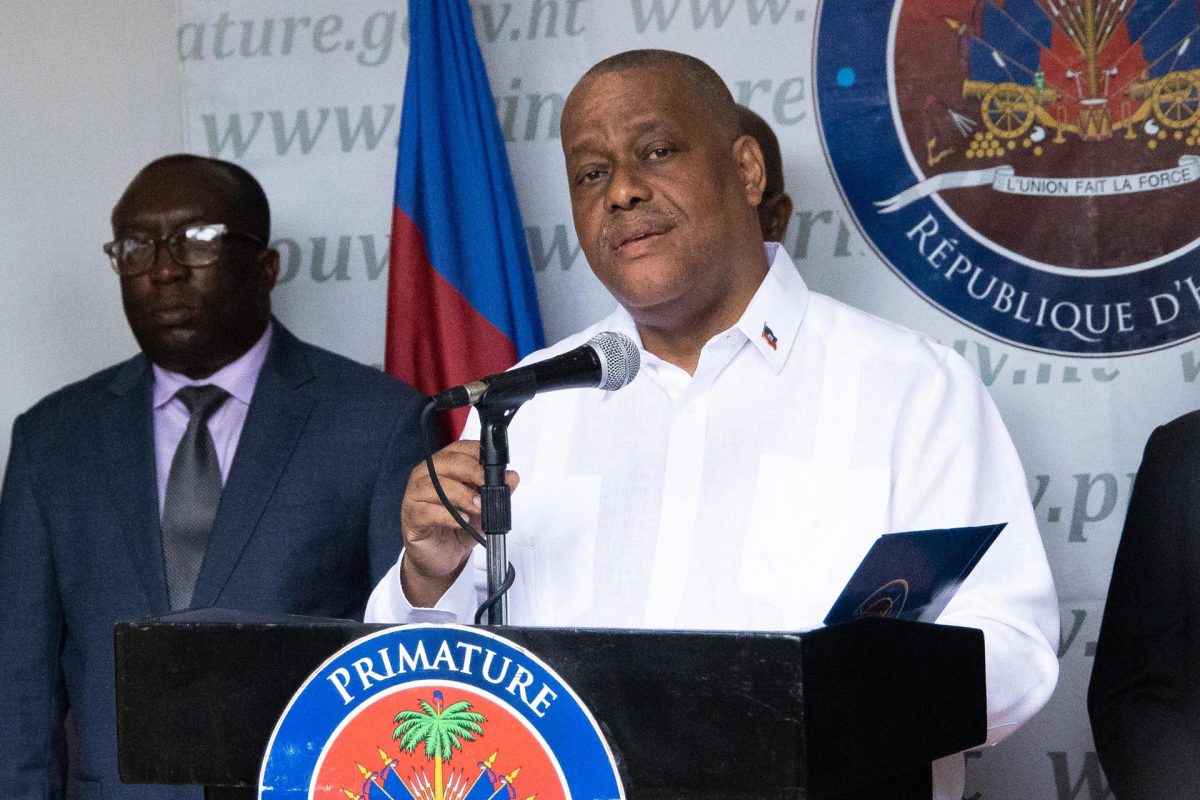 El primer ministro haitiano da un ultimátum a las bandas para que depongan las armas