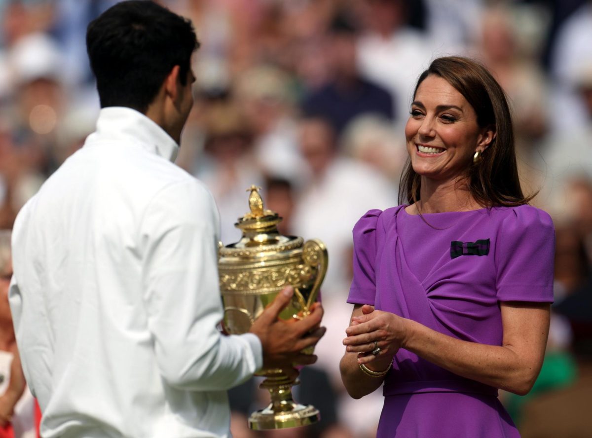 La princesa kate sale de su retiro para entregarse al tenis de Alcaraz