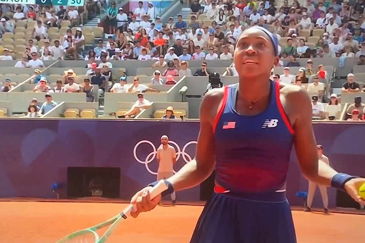 Coco Gauff eliminada de París 2024 tras acalorada discusión con el árbitro