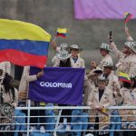 Con el sombrero vueltiao en alto: Colombia hace su entrada en los Juegos Olímpicos de París