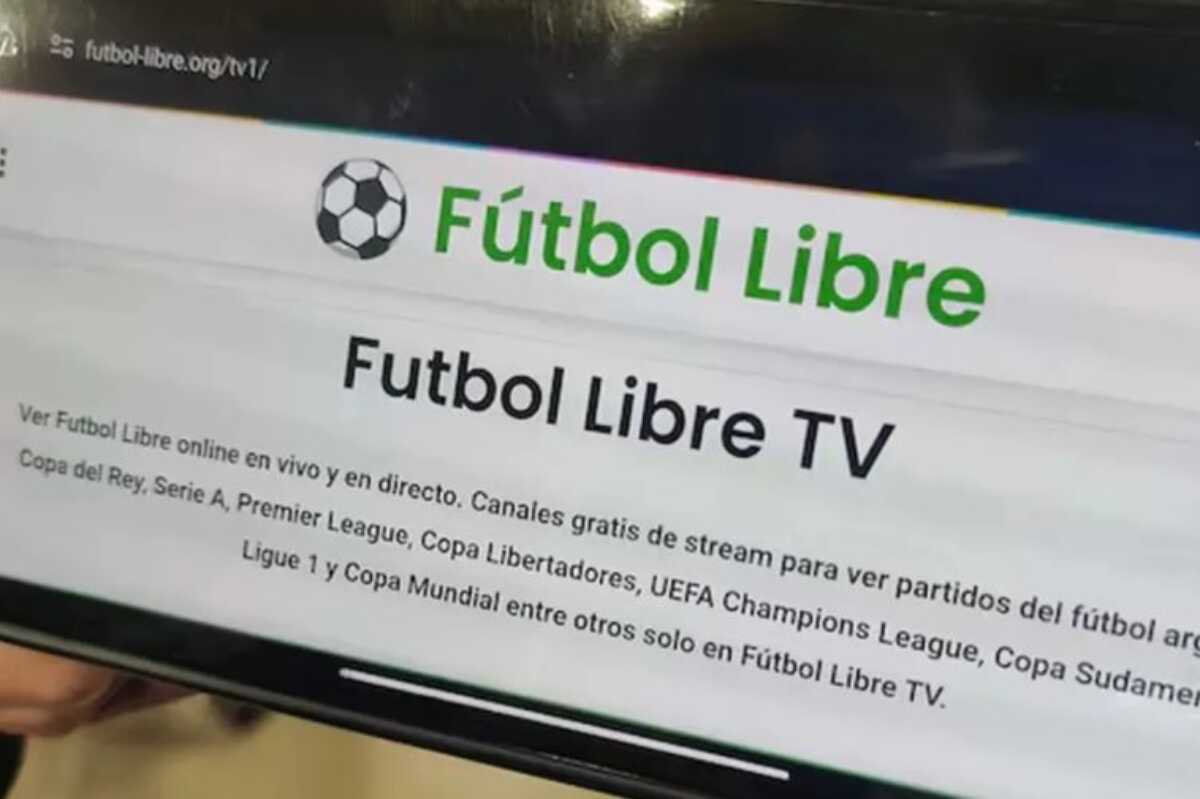 Cae el creador de Fútbol Libre: Detienen a hombre y bloquean 50 dominios por piratería deportiva