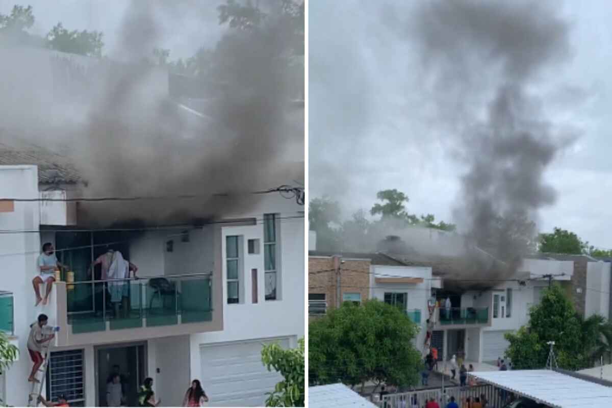 Incendio en vivienda de Montería deja un menor sin vida y varios heridos