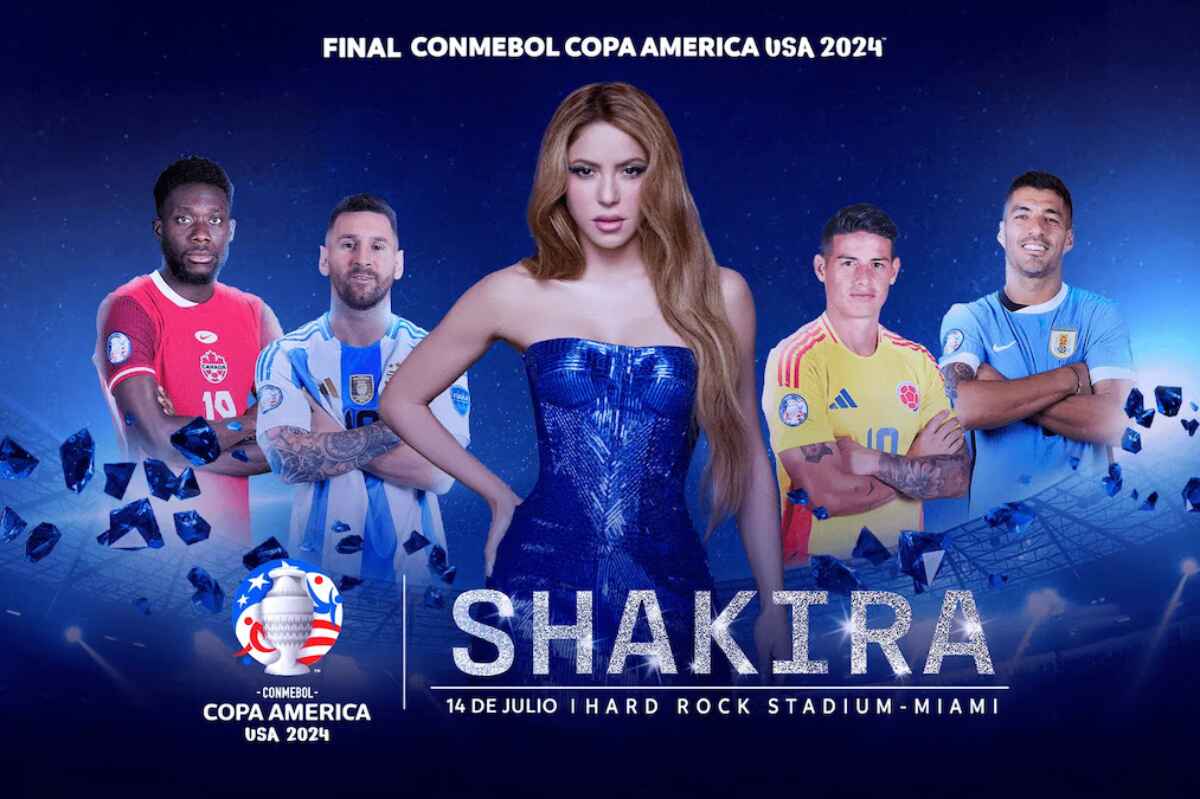 La 'Reina del Pop Latino' Shakira amenizará la gran final de la Copa América 2024