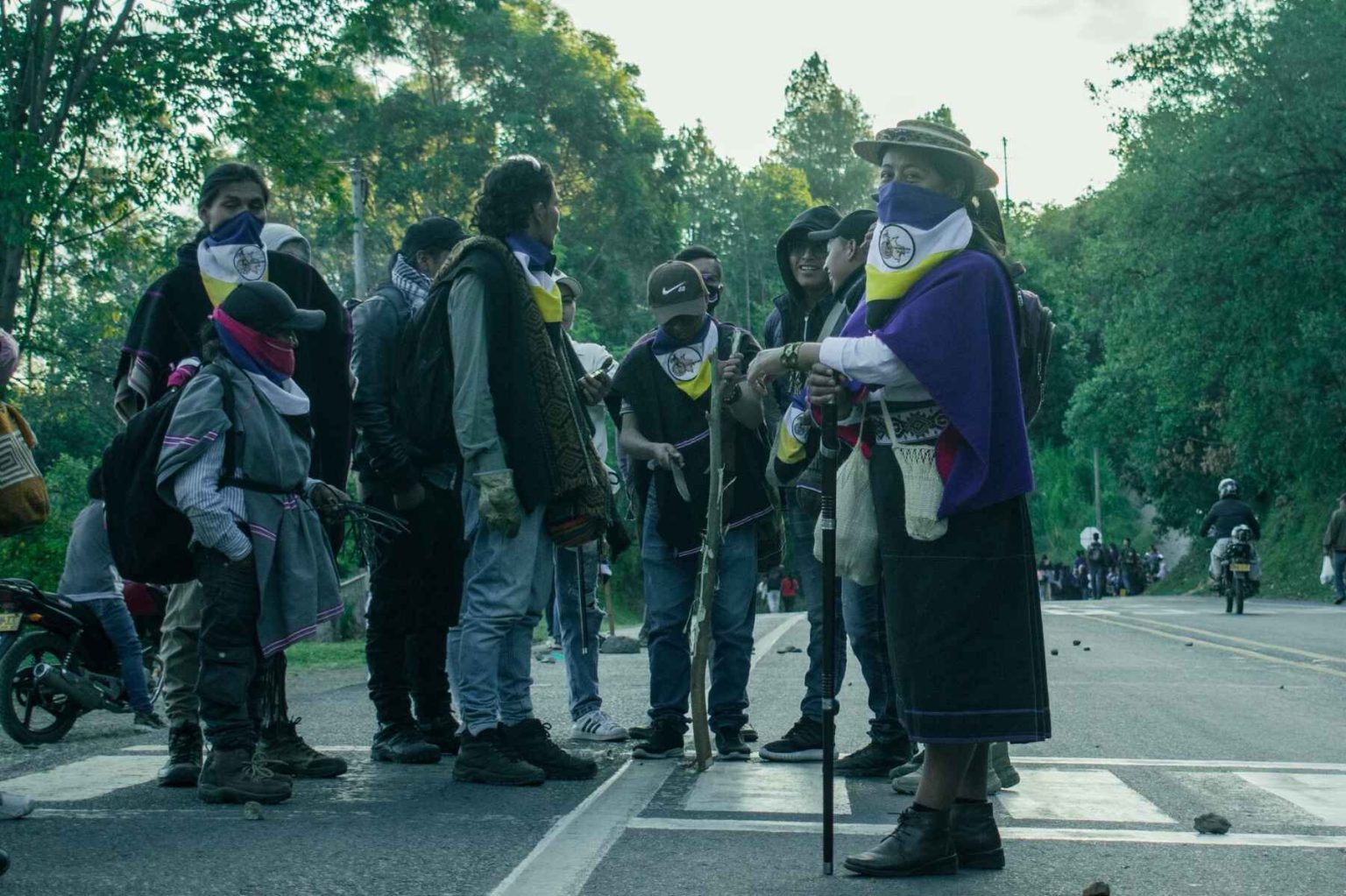 Indígenas del Cauca cierran la Panamericana: Paro indefinido hasta obtener autonomía