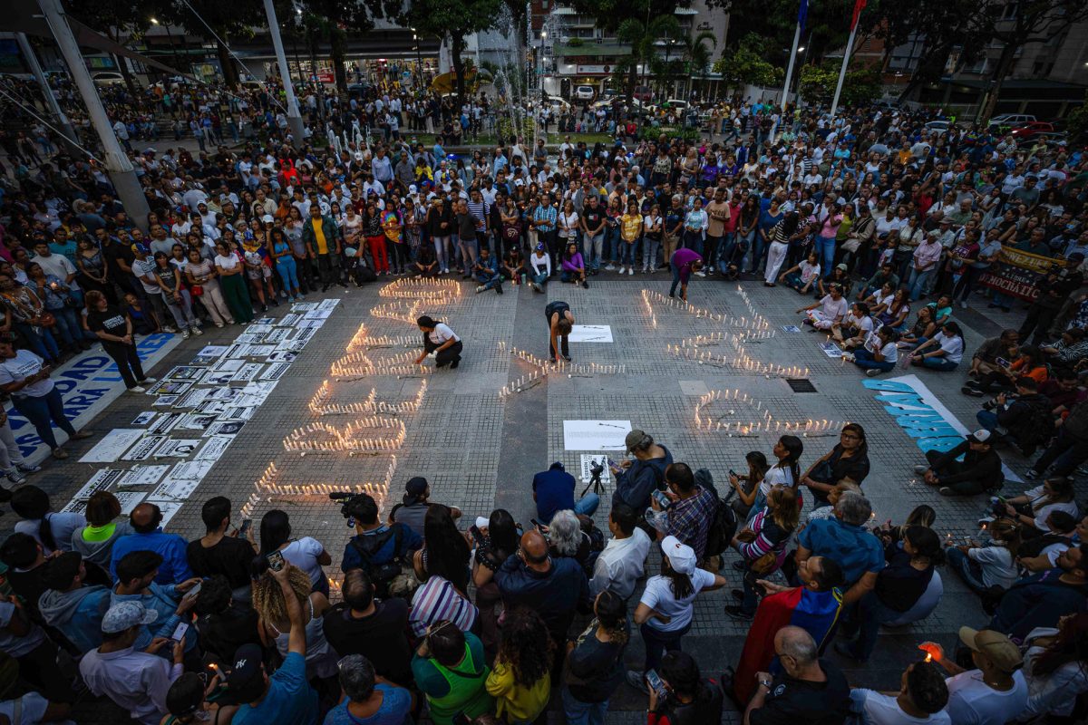 Venezolanos piden la libertad de los presos políticos en contexto de crisis poselectoral