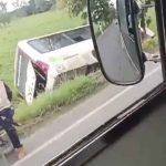 Accidente en Urabá: bus se vuelca y deja múltiples heridos en la variante de Turbo