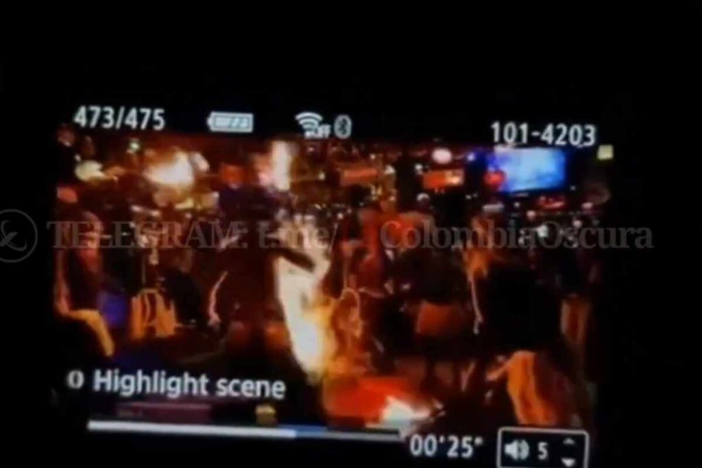 Video desgarrador: Se revela el momento exacto en que bailarina se incendia en pleno show