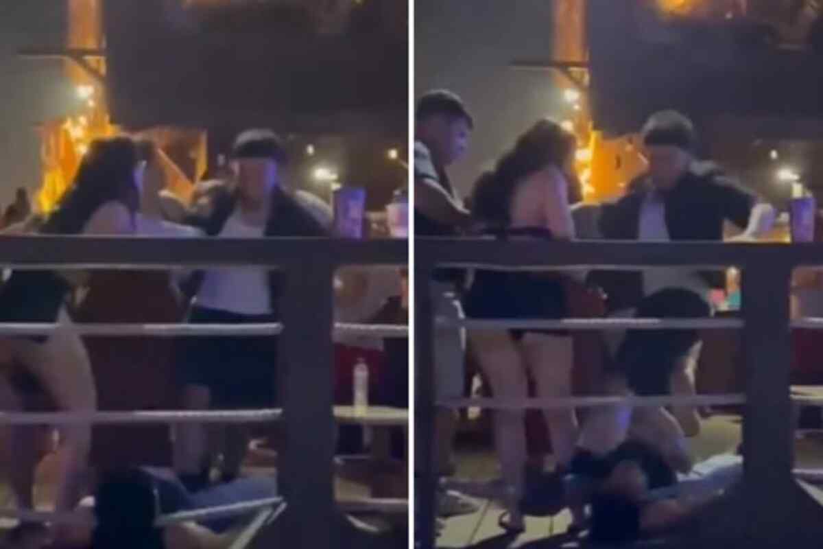 Brutal agresión en el Baja Beach Fest: joven recibe múltiples patadas en la cabeza