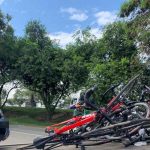 Accidente masivo en Palmira: 10 ciclistas heridos tras ser impactados por un vehículo